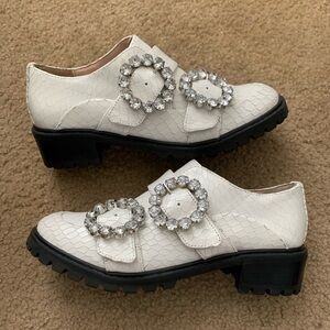 Schutz Doris Croc Embossed Women's Loafer